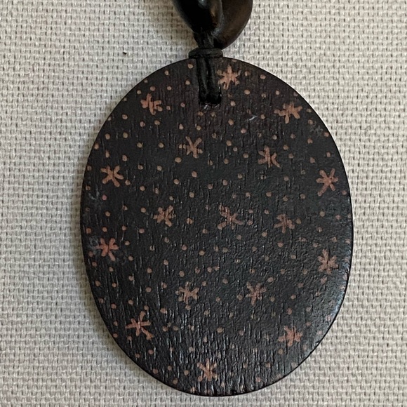 NWT Hand Painted Artisan Boho Adjustable Necklace - Picture 3 of 11